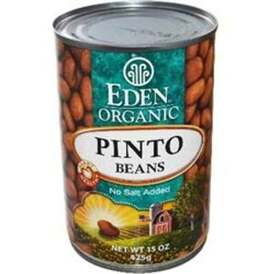 EDEN FOODS BEAN CAN PINTO NS ORG, 15 OZ, PK- 1236