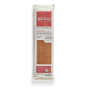 DeLallo �I�[�K�j�b�N�S�����X�p�Q�b�e�B �p�X�^�A1�|���h�A16�p�b�N DeLallo Organic Whole Wheat Spaghetti Pasta, 1lb, 16-Pack