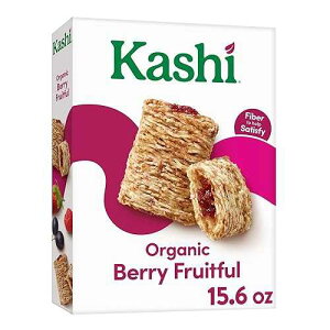 Kashi ���H�p�V���A���A�r�[�K���v���e�C���A�I�[�K�j�b�N�t�@�C�o�[�V���A���A�x���[�t���[�t���A15.6�I���X�{�b�N�X (1�{�b�N�X) Kashi Breakfast Cereal, Vegan Protein, Organic Fiber Cereal, Berry Fruitful, 15