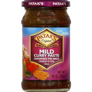 Patak's �}�C���h�J���[�y�[�X�g (6x10�I���X) Patak's Mild Curry Paste (6x10oz )