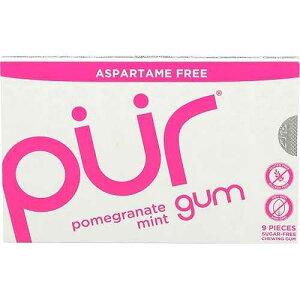 PUR �K�� �U�N�� �~���g �K�� - 9 �p�b�N PUR gum Pomegranate Mint Gum - 9 pk