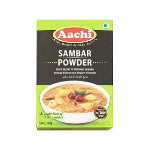 Aachi �T���o�[ �p�E�_�[ 7 �I���X�A200 �O���� Aachi Sambar Powder 7 Oz, 200 Gm