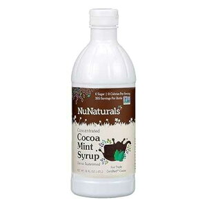 ????? ???? ??, ??? ???, ??? ?? ???, ?? ???, ??? ??, ??? ??, 16 oz NuNaturals Stevia Syrup, Sugar-Free Sweetener, Plant-Based Sugar Substitute, Zero Calorie, Cocoa Mint Syrup,