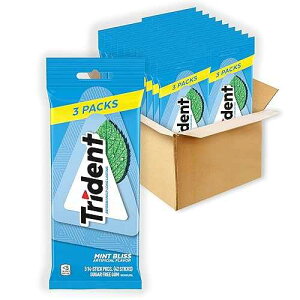 ????? ??? ?, ?? ??? ?, 60? (? 840?) Trident Sugar-Free Chewing Gum, Mint Bliss Flavor, 60 Packs (840 Pieces Total)