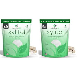?? ? ?? ???? ???? (?? ???? ???) ?? ?? ??? 2.5??? (??? ??) ?GMO ?? ??? ?? ??? 2? ?. ? 5??? (80??) Pack of 2 Morning Pep Pure Birch Xylitol (Keto Diet Friendly