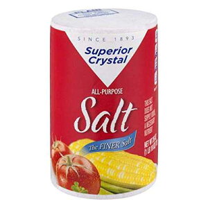 �D�ꂽ�N���X�^�����\�� �U�E�t�@�C���E�\���g KFP 26 �I���X 6�p�b�N�B Superior Crystal All Purpose Salt The Finer Salt KFP 26 Oz. Pack Of 6.
