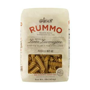 Rummo Fusilli Pasta N.48 - Fusilli Pasta Noodles, Spiral Pasta, Italian Pasta, Curly Noodles, Dry Pasta, Durum Wheat Pasta - 16 Ounce (Pack of 1)