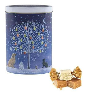 Gardiners of Scotland Handmade Fudge 250g Tin, Christmas Tree of Gifts Clotted Cream Fudge