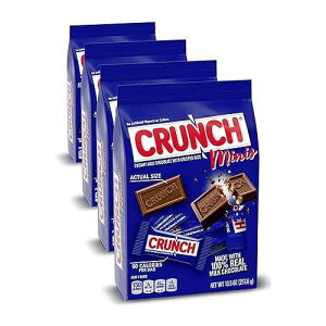 ??? ?? ?? ??? ?? ?, ?? ?? ?? ??? ??, 10.5?? (4?) Crunch 100% Real Milk Chocolate Mini Candy Bars, Bulk Individually Wrapped Bars in 10.5 oz Bags (4 Pack)