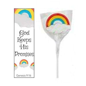 ?? ??? ???? ??? ?? ?? (?? ?? ??? ??? ??) (12??) Christian Book And Toys 12 Sets Bulk God Keeps His Promises Genesis 9 16 Rainbow Lollipops Suckers With Bible Verse Christian Bookmarks Wit