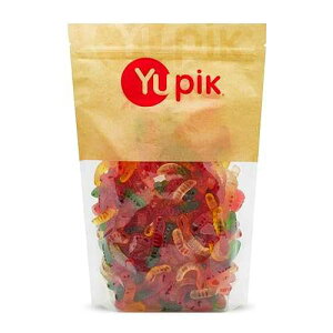 ?? ?? ?? ?, 2.2 ???, ??? ?? Yupik Mini Gummy Worms, 2.2 lb (35.2 oz), Gluten-Free, Dual-Colored, Fruity Flavors, Soft & Chewy, 2 Gummies, Fun Treat, Sweet Candy, Delicious Snack, Ideal for G