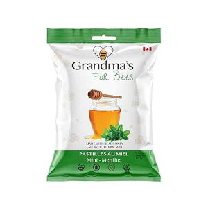 ���΂������̃n�j�[�h���b�v�X | �n�j�[���~���g 80g×4�p�b�N Grandma's For Bees Grandma's Honeydrops | Honey and Mint 80g X Pack of 4