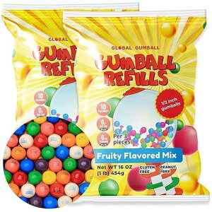 ?? ?? 1.3cm 13mm - 2??? - ?? ?? ?? - ?? ?? ??? ?? ?? 520? - ???? ??? Global Gumball Mini Gumballs 0.5 inch 13mm - Gum Balls for Gumball Machine Refill Bulk 520 pcs - Chewing Gum for
