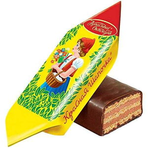 RODEO FOOD Krasnaya Shapochka Red Riding Hood, Praline Candy with Wafers and Chocolate, Russian Classic Sweets by Red October (500 g)