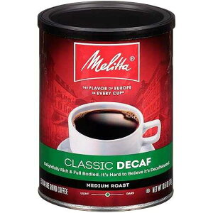 ??? ??? ???? ??, ??? ???, ???? ?? ????, 10.5?? ? (4? ?) Melitta Classic Decaf Coffee, Medium Roast, Extra Fine Grind, 10.5 Ounce Can (Pack of 4) 42 Ounces Total