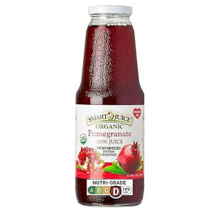 Smart Juice, Organic Pomegranate Juice, 33.8 Fl Oz