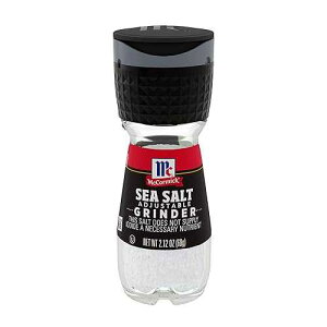 �}�R�[�~�b�N �V�[�\���g �O���C���_�[�A2.12 �I���X (6 �p�b�N) McCormick Sea Salt Grinder, 2.12 oz (Pack of 6)