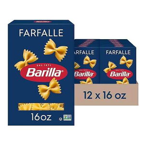 ??? ???? ???, 454g ?? (12? ?) - ?? ? ????? ?? ? GMO ??? - ???? 1? ??? ??? - ?? ?? ??? Barilla Farfalle Pasta, 16 oz. Box (Pack of 12) - Non-GMO, Made with Durum Whe