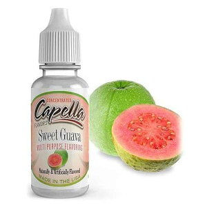 �J�y�� �t���[�o�[ �h���b�v�X �X�C�[�g �O�A�o �R���Z���g���[�g 13ml Capella Flavor Drops Sweet Guava Concentrate 13ml