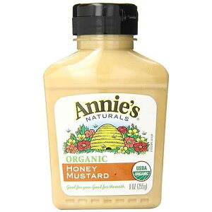 Annie's Naturals �I�[�K�j�b�N �}�X�^�[�h�A�n�j�[�A9 �I���X (12 �p�b�N) Annie's Homegrown Annie's Naturals Organic Mustard, Honey, 9 Ounce (Pack of 12)