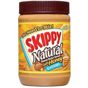 ??? ?? ??, ??? ??? ?? ??, 751g (12? ?) SKIPPY Natural Creamy Peanut Butter Spread with Honey, 6 g Protein Per Serving, 26.5 Ounce