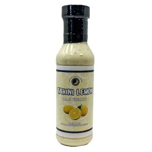 June Moon Spice Company Premium | Tahini Lemon Salad Dressing | 12 Fluid Ounce Bottle with Flavor Lock Cap | Low Sodium | Crafted in Small Batches | Gourmet Tahini Lemon Dressing ? Perfect for Salads, Dips, a