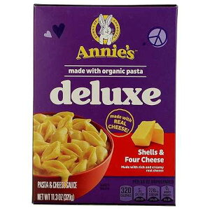 ??? ??? ?? & ??? ? & ? ?? ???? & ?? ??, 11.3?? Annie's Homegrown Annie's Deluxe Macaroni and Cheese with Organic Pasta, Shells and Four Cheese, 11.3 oz