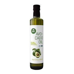 NBF NATURA BIO FOODS - Refined Avocado Oil Cold Pressed & Heat Resistant Suitable for Keto, Paleo, Vegan Diets Extra Virgin Avocado Oil for Cooking, 17.2 Fl Oz NBF NATURA BIO FOODS - Refined Avocado Oil Cold Presse