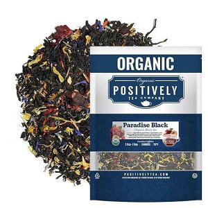 Organic Positively Tea Company�A�p���_�C�X�g���A���[�Y���[�t�A16 �I���X Organic Positively Tea Company, Paradise Black Tea, Loose Leaf, 16 Ounce