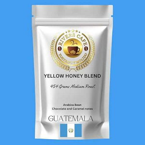 ??? ?? 300G - ?? ?? - ??? ??? - ?????? ?? - ??? ?? - ?? ? ?? ? ?? ??? RIVERS CAFE S.A DE C.V Yellow Honey Blend - 1 Lb Bag - Coffee beans - Arabica - Medium roast - Guatemal