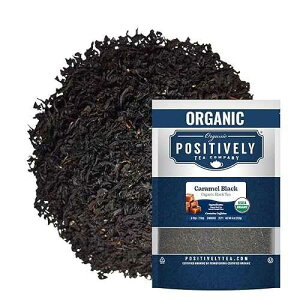Organic Positively Tea Company�A�L���������g���A���[�Y���[�t�A4�I���X Organic Positively Tea Company, Caramel Black Tea, Loose Leaf, 4 Ounce