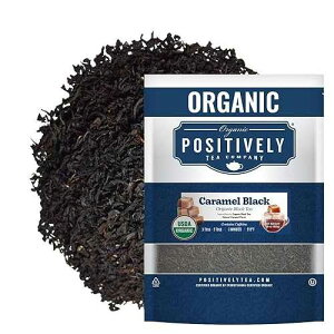 Organic Positively Tea Company, Caramel Black Tea, Loose Leaf, 16 Ounce