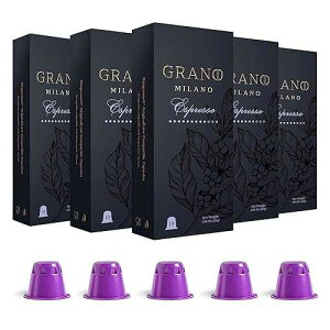 ??? ??? ????? - ?? ?? 50? | ?????* ???? ?? ?? ?? | ???? ?? | ? ?? | ??? ??? - ?? 9 Grano Milano - 50 Espresso Pods Compatible with Nespresso Original line, Medium Ro