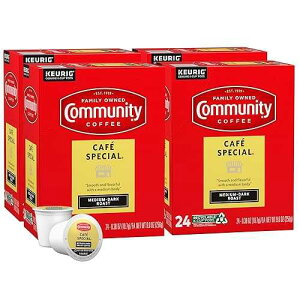 ???? ?? ?? ??? ?? ?? 96?, ??? ?? ???, ??? 2.0 K-? ??? ??, 24? (4? ?) Community Coffee Cafe Special Medium Dark Roast, 96 Single-Serve Keurig K-Cup Pods, 24 Count (Pack of 4)