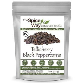 The Spice Way Whole Tellicherry Black Peppercorns - (4 oz) can be used as a grinder refill bulk. The Spice Way Whole Tellicherry Black Peppercorns - (4 oz) can be used as a grinder refill bulk.