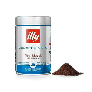illy Ground Coffee Espresso - 100% Arabica Coffee Ground - Classico Decaf Roast - Notes of Caramel, Toasted Bread & Chocolate - Rich Aromatic Profile - Precise Roast - No Preservatives - 8.8 Ounce illy Ground Coffee