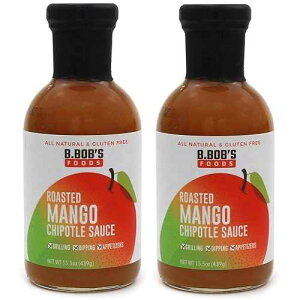 �u�����R �{�u�Y ���[�X�g�}���S�[ �`�|�g���\�[�X 15.5�I���X (2�p�b�N) Bronco Bob's Roasted Mango Chipotle Sauce 15.5oz (Pack of 2)