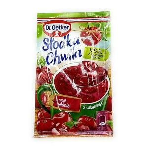 Dr Oetker Slodka Chwila Kisiel �`�F���[ 5 �p�b�N 5x31.5g/5x1.1oz �����[���[ �f�U�[�g Dr. Oetker Dr Oetker Slodka Chwila Kisiel Cherry 5-pack 5x31.5g/5x1.1oz Eastern European Jelly Dessert