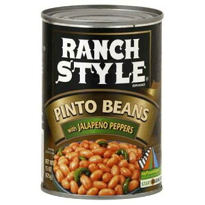 �����`�X�^�C�� �s���g�r�[���Y �n���y�[�j������ 15�I���X�� (6�p�b�N) Ranch Style Pinto Beans with Jalapenos 15oz Can (Pack of 6)