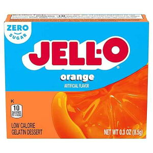JELL-O �I�����W �[���`�� �f�U�[�g �~�b�N�X (0.30 �I���X�̔��A6 �p�b�N) JELL-O Orange Gelatin Dessert Mix (0.30 oz Boxes, Pack of 6)