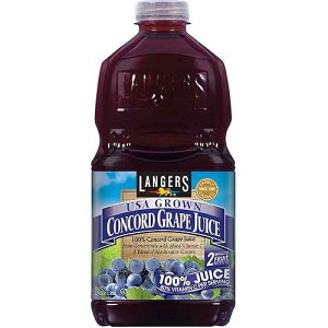 ??? 100% ??? ??, ??? ??, 64 ?? (8? ?) Langers 100% USA Grown Juice, Concord Grape, 64 Fl Oz (Pack of 8)