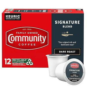 ???? ?? ???? ??? 12? ?? ??, ?? ???, ??? 2.0 K-? ??? ??, 12? (1? ?) Community Coffee Signature Blend, Dark Roast Single-Serve Keurig K-Cup Pods, 12 Count (Pack of 1)