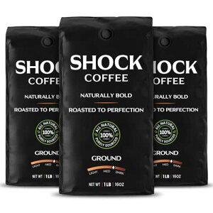 ?? ?? ??, ?? ?? ?? ??? ??. ??? ?? 50% ??. 3??? Shock Coffee Ground, The Strongest Caffeinated All-Natural Coffee, Up to 50% more Caffeine. 3 pounds