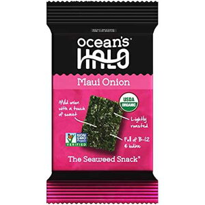 Ocean's Halo Seaweed Snacks (Maui Onion) 1 case of 12 units