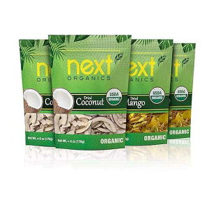 Next Organics �h���C�}���S�[�ƃR�R�i�b�c 6 �I���X�o�b�O (�e 2 �A���v 4 �o�b�O) Next Organics Dried Mango and Coconut 6 oz Bag (2 of Each, 4 Total Bags)