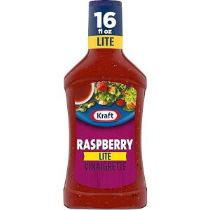 ???? ??? ???? ????? ??? (473ml ?, 6? ?) Kraft Raspberry Vinaigrette Lite Salad Dressing (6 ct Pack, 16 fl oz Bottles)