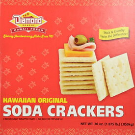 ダイヤモンドベーカリー ハワイアン オリジナル クラッカー 30 オンス (ソーダ クラッカー) Diamond Bakery Hawaiian Original Crackers 30 Ounce (Soda Crackers)