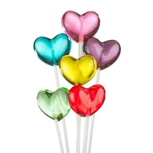 ??? ? ????, ?? ?? (100??), 30.48cm ?? ?? ??, ?? ??, 6?? ??? ??, ?? ?, 1071g, ??? ??? Sparko Sweets Twinkle Pops Lollipop, Heart Shapes (Pack of 90 Lollipops), 11-inch Lon