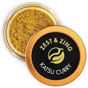 Katsu Curry (Ground), 0.7oz - Premium Curry Spice Blends By ZEST & ZING. Fresher, convenient, stackable Spice Jars.