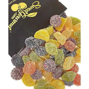 SweetGourmet �C���O���b�V�� �t���[�c �g���[�` | �l�H���F������э����s�g�p | 2�|���h SweetGourmet English Fruit Pastilles | No Artificial Colors & Flavors | 2 Pounds